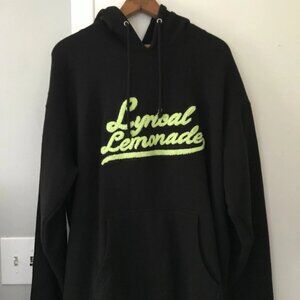 RARE Lyrical Lemonade Embroidered Arm Patch Chenille Logo Script Hoodie Large